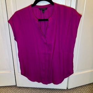 Banana republic Fuschia Silk Top
